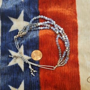 Elegant Beaded Bracelet with Adjustable Closure